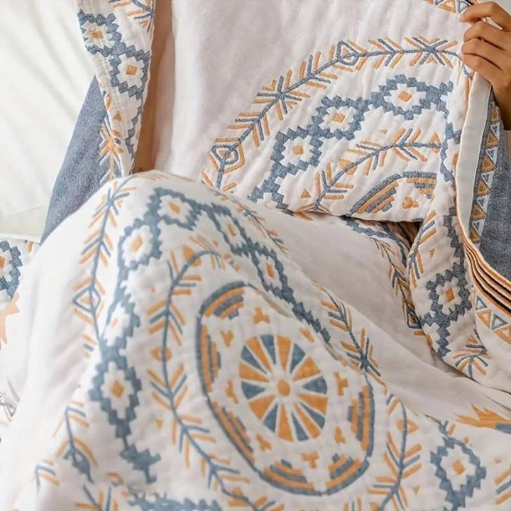 Lisslune | CESS - Cotton blanket with Boho mandala