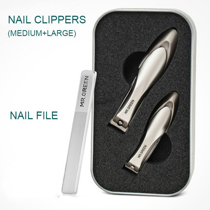 Lisslune | Nail Clipper Set, with 2 Nail Clippers & 1 Nail FileÔºåfor Both Your Fingers & Toes