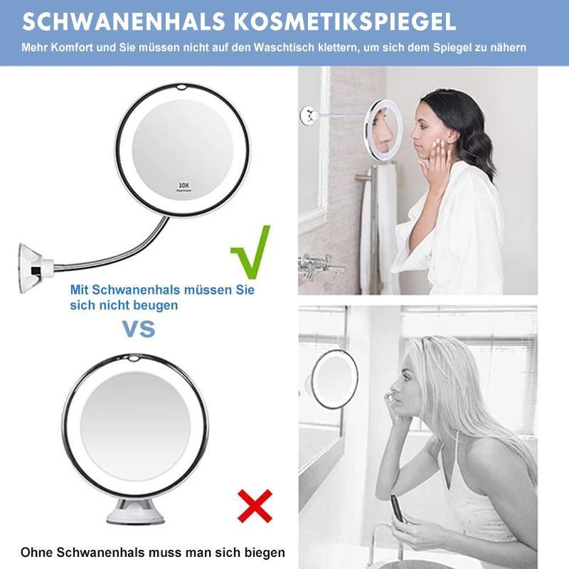 Lisslune | Magnifying makeup mirror with light suitable for high-precision makeup