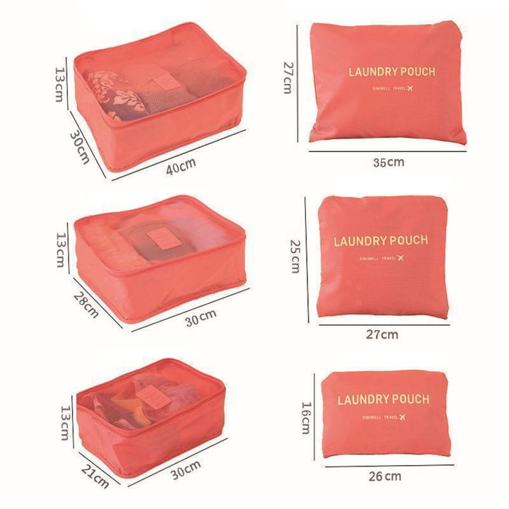 Lisslune | Pieces portable luggage packing cubes