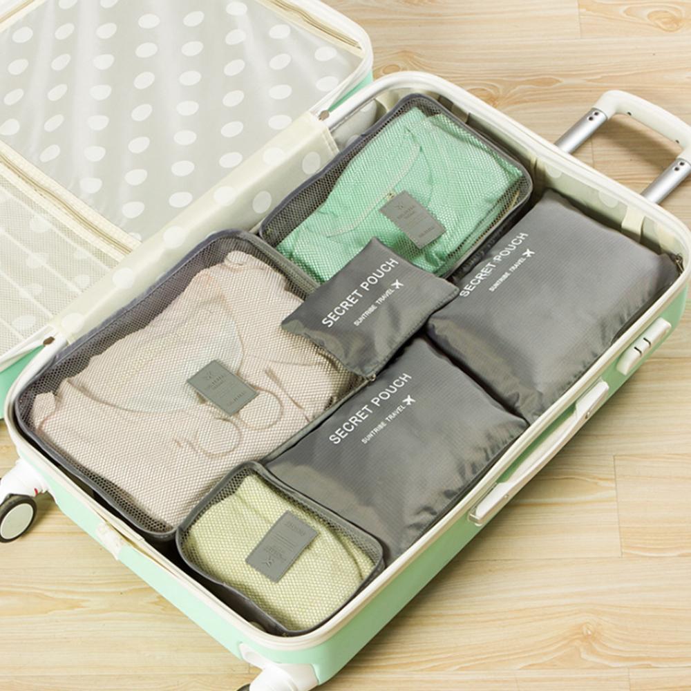 Lisslune | Travel Clothing Storage Bag (1 Set, 6 Pieces)
