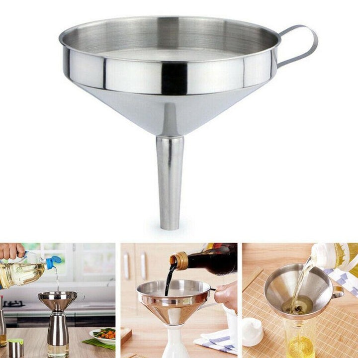Lisslune | Stainless Steel Cooking Oil Funnel