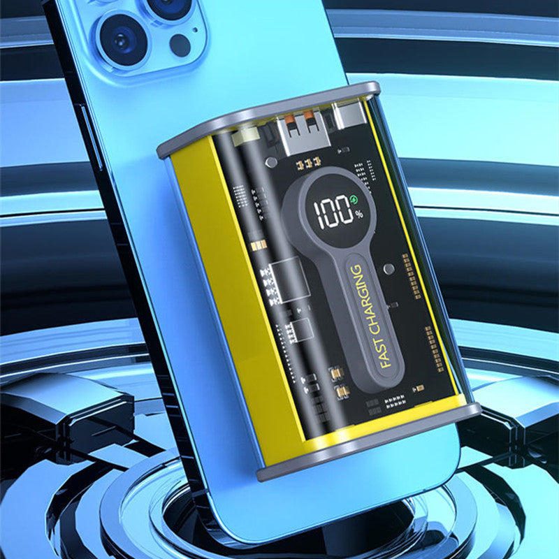 Lisslune | Transparent Mecha Wind Super Capacity Power Bank (10000mah)
