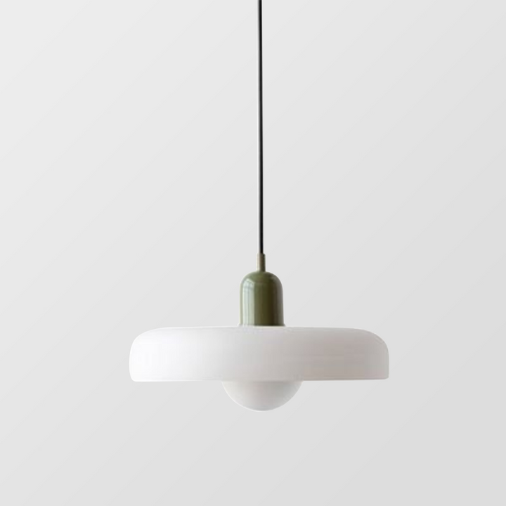 Lisslune | Coloured Glass Pendant Light – Elegant Bauhaus-Style Hanging Lamp for Living Room & Dining Area