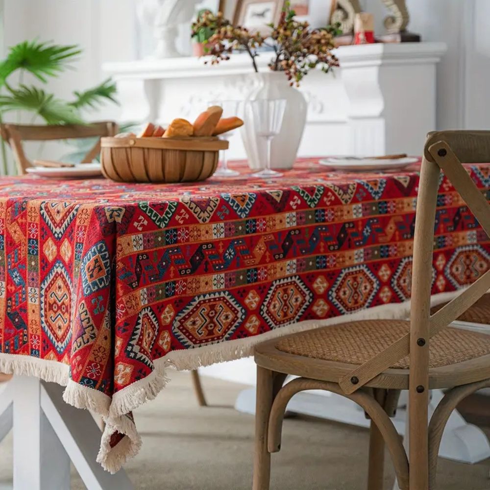 Lisslune | Oasis Dunes Boho Tablecloth