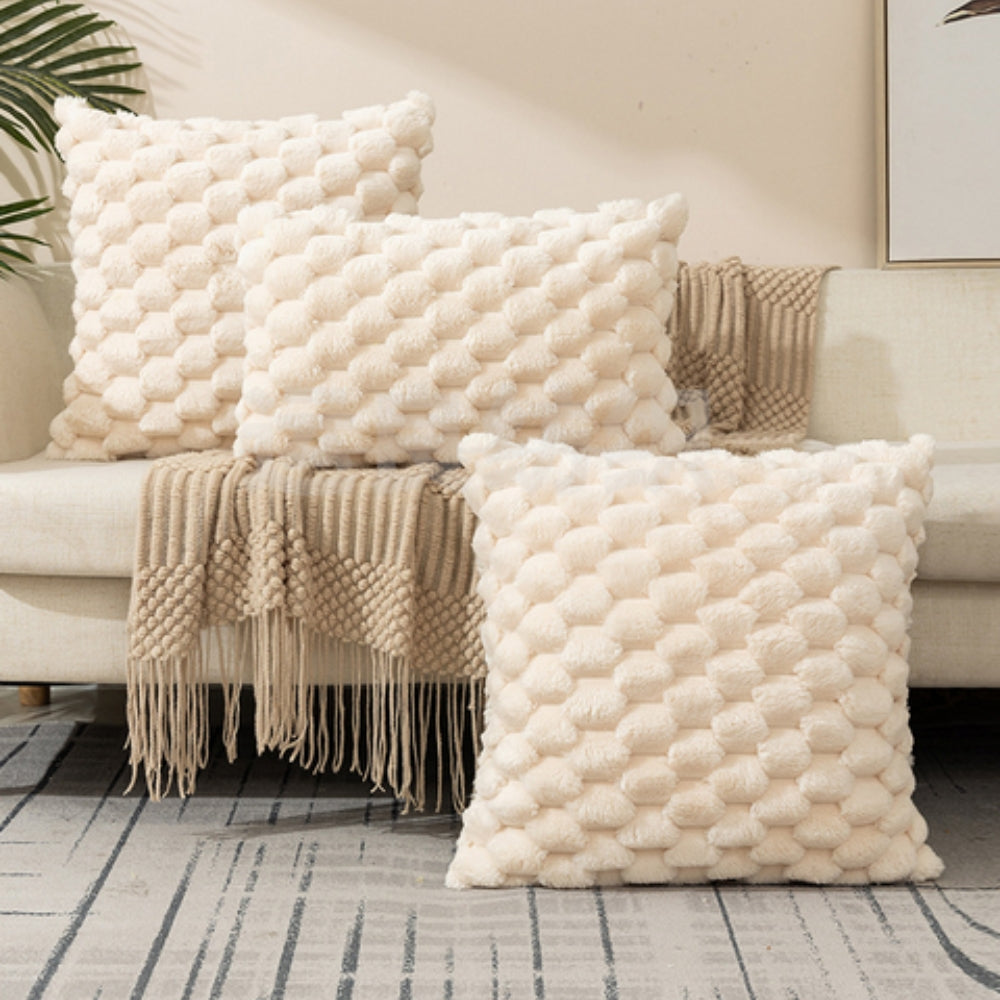 Lisslune | VelvetSoft Cushion Cover – UltraSoft Plush Cover for Sofa or Bed