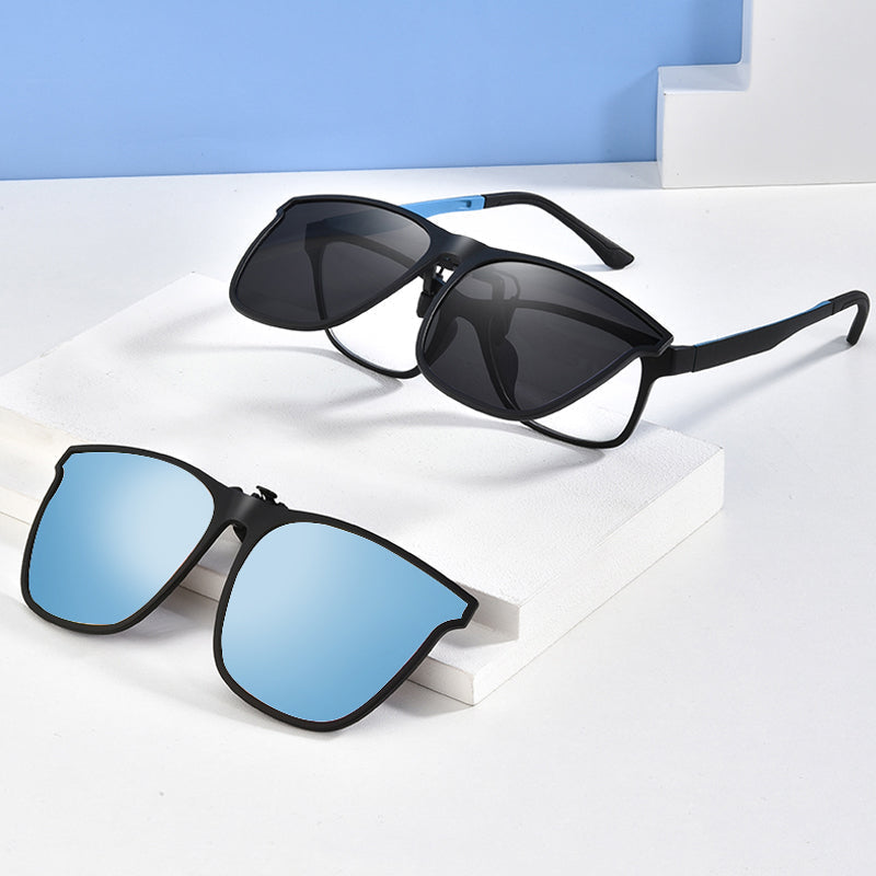 Lisslune | New polarized clip-on folding sunglasses