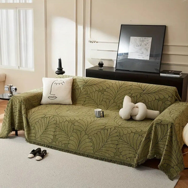 Lisslune | Frond Design Reversible Sofa Cover