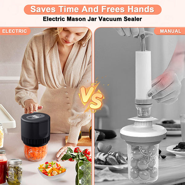 Lisslune | Electric vacuum sealer for jars