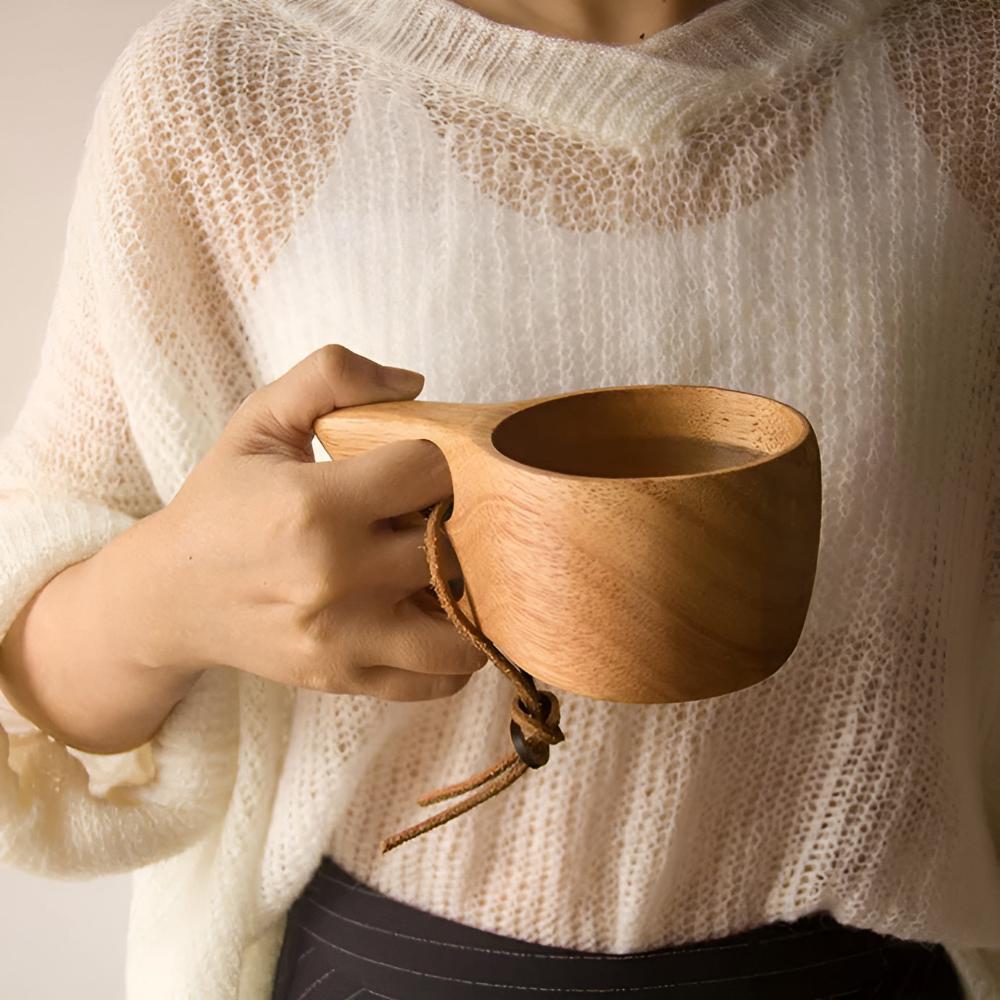 Lisslune | Rubberwood Artisan Mug Collection