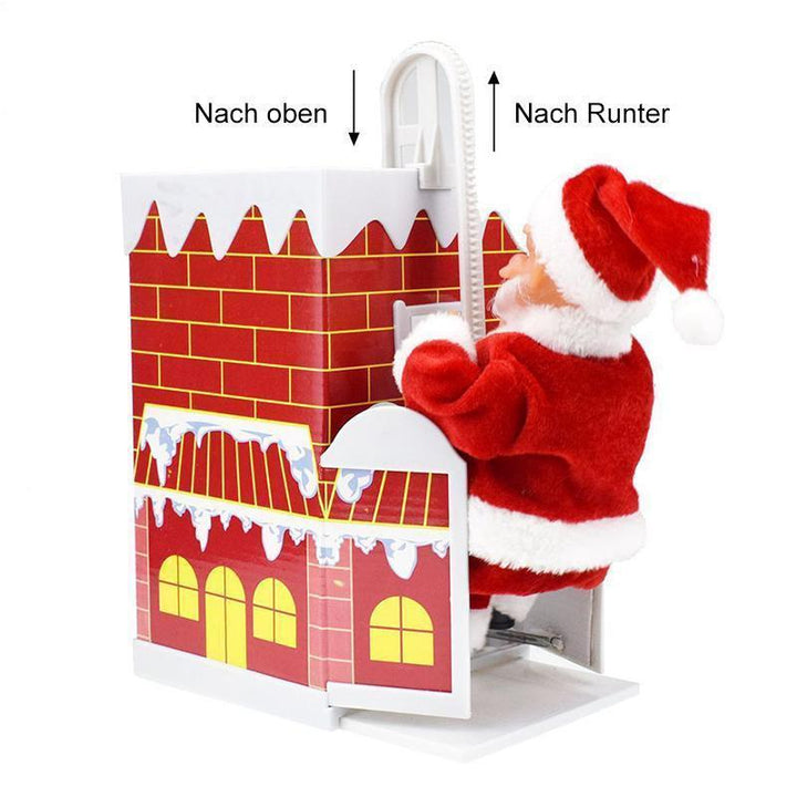 Lisslune | Beautiful Santa Climbing Chimney Pleasant Gift Toy