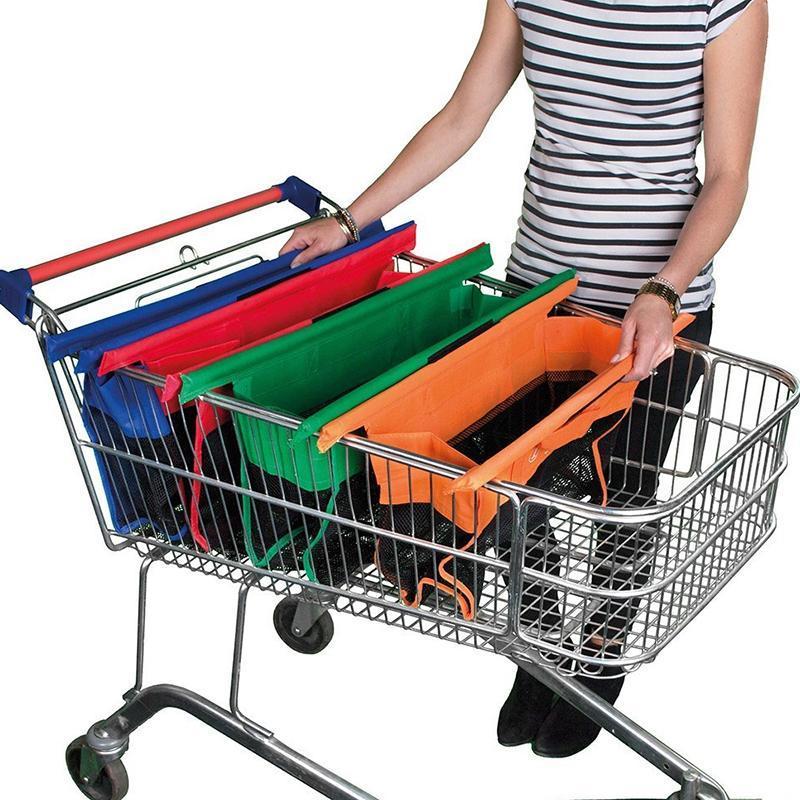 Lisslune | 4 in 1 reusable shopping cart bags