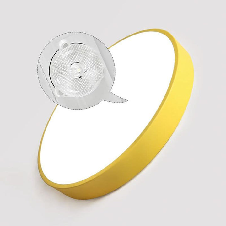 Lisslune | Eterna LuxeRound LED Light | Decorative round ceiling lamp for modern living room, children's room & office
