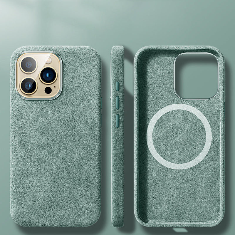 Lisslune | Italian Alcantara Magnetic Case for Iphone