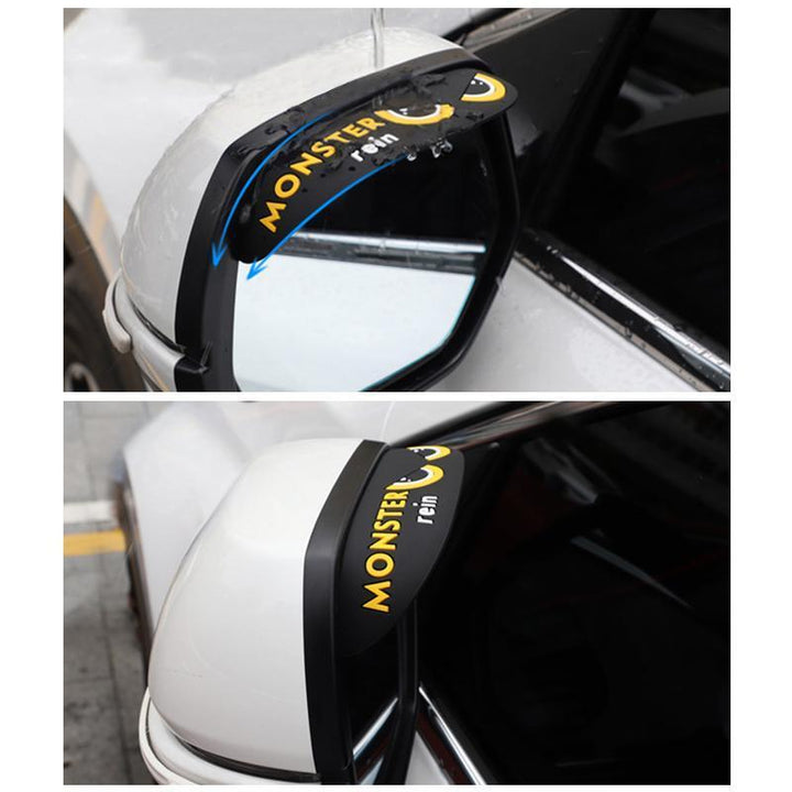 Lisslune | Car Rearview Mirror Rain Cover, Waterproof, Sunshade, 2 Pieces