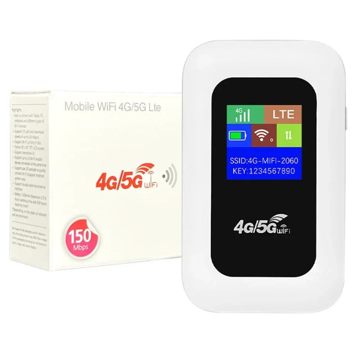 Lisslune | Portable WiFi Router for Travel – 5G WiFi Dongle for Seamless Connectivity Anywhere