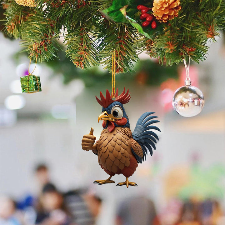 Lisslune | Cartoon Rooster Decorative Ornaments