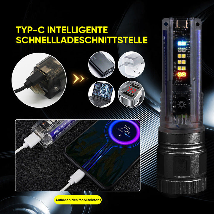 Lisslune | Super bright laser zoomable flashlight with long range