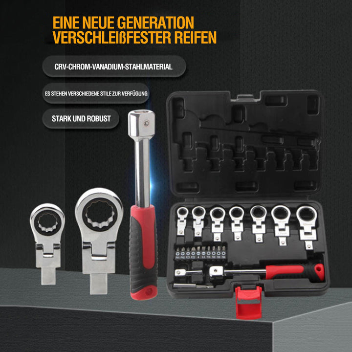 Lisslune | Removable Ratchet Wrench Set