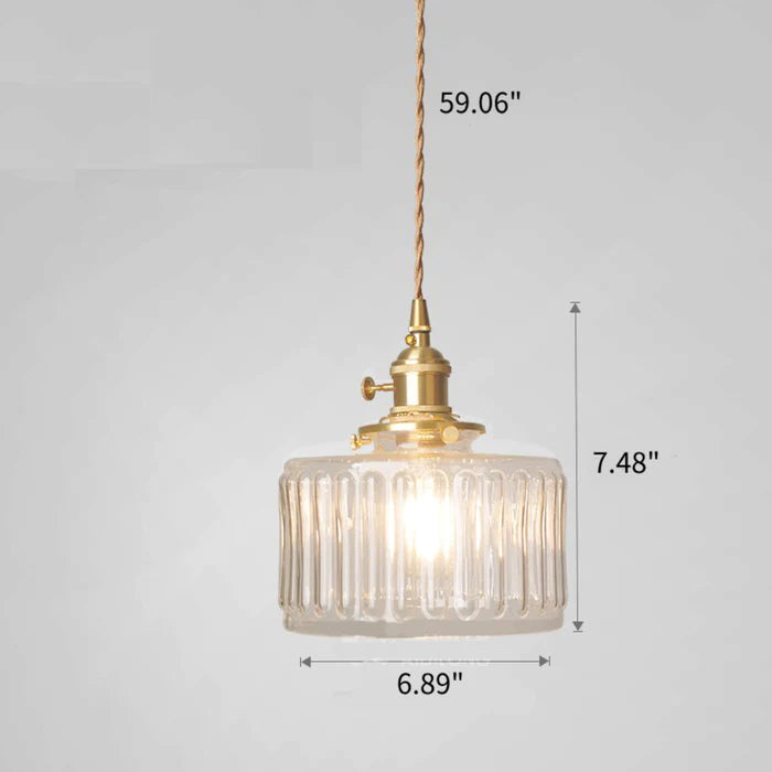 Lisslune | Vintage Crystal Pendant Light - Celeste