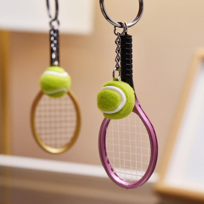 Lisslune | Mini tennis racket keychain