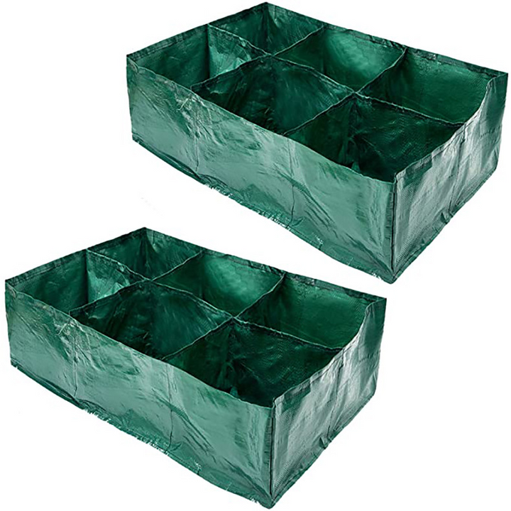 Lisslune | Planting bag with multiple compartments – Robust garden storage for plants and herbs