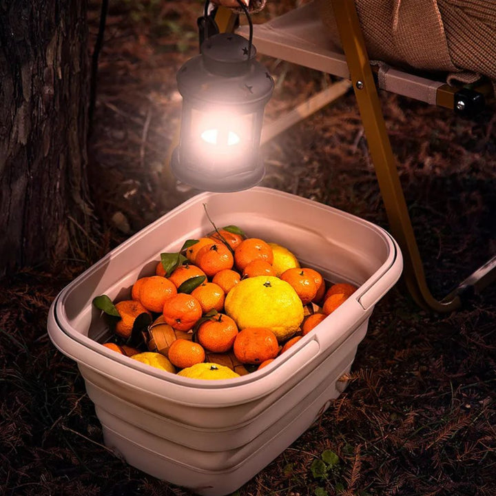 Lisslune | Foldable Ultra Flex Multi-Use Basket – For Camping, BBQ and Household Use