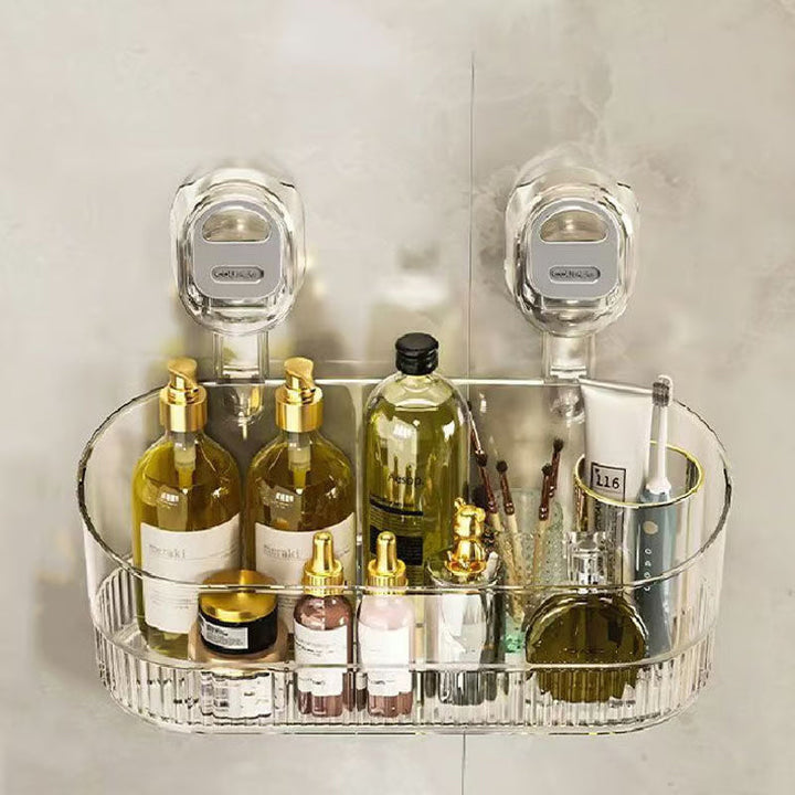 Lisslune | No-Drill Bathroom Suction Cup Storage Box