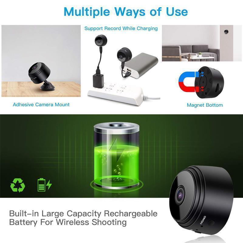 Lisslune | 1080p Magnetic WiFi Mini Camera-RV Trailer Rear View Camera