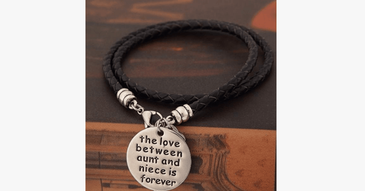Lisslune | The love between aunt and niece is forever bracelet