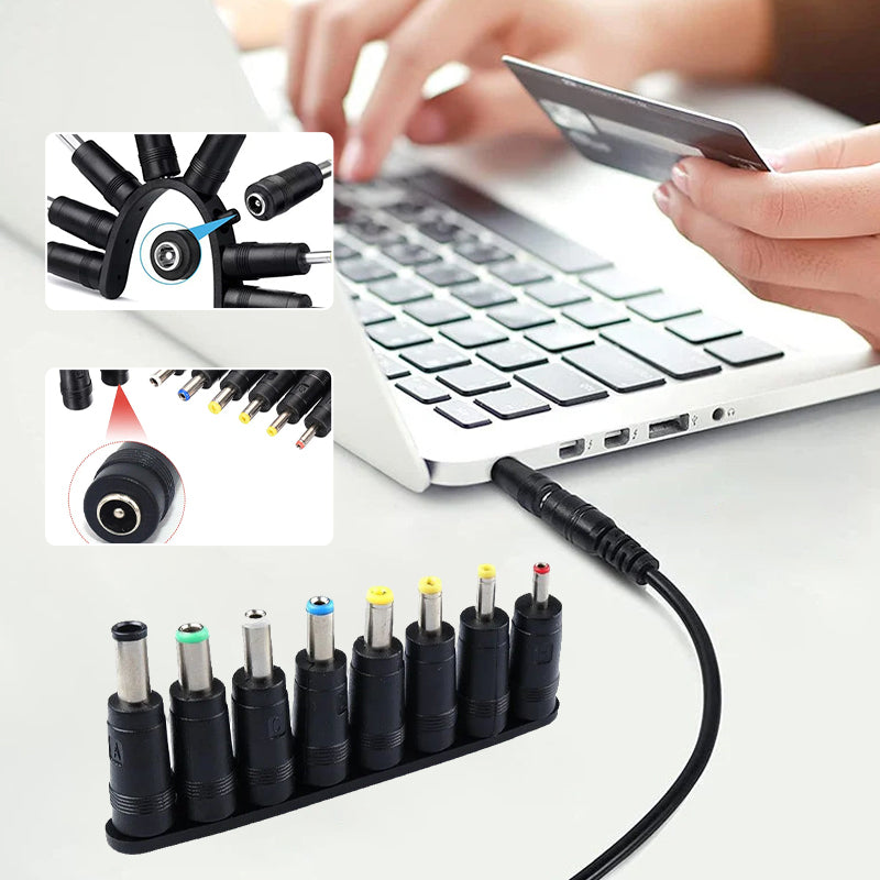 Lisslune | 8-in-1 universal DC adapter
