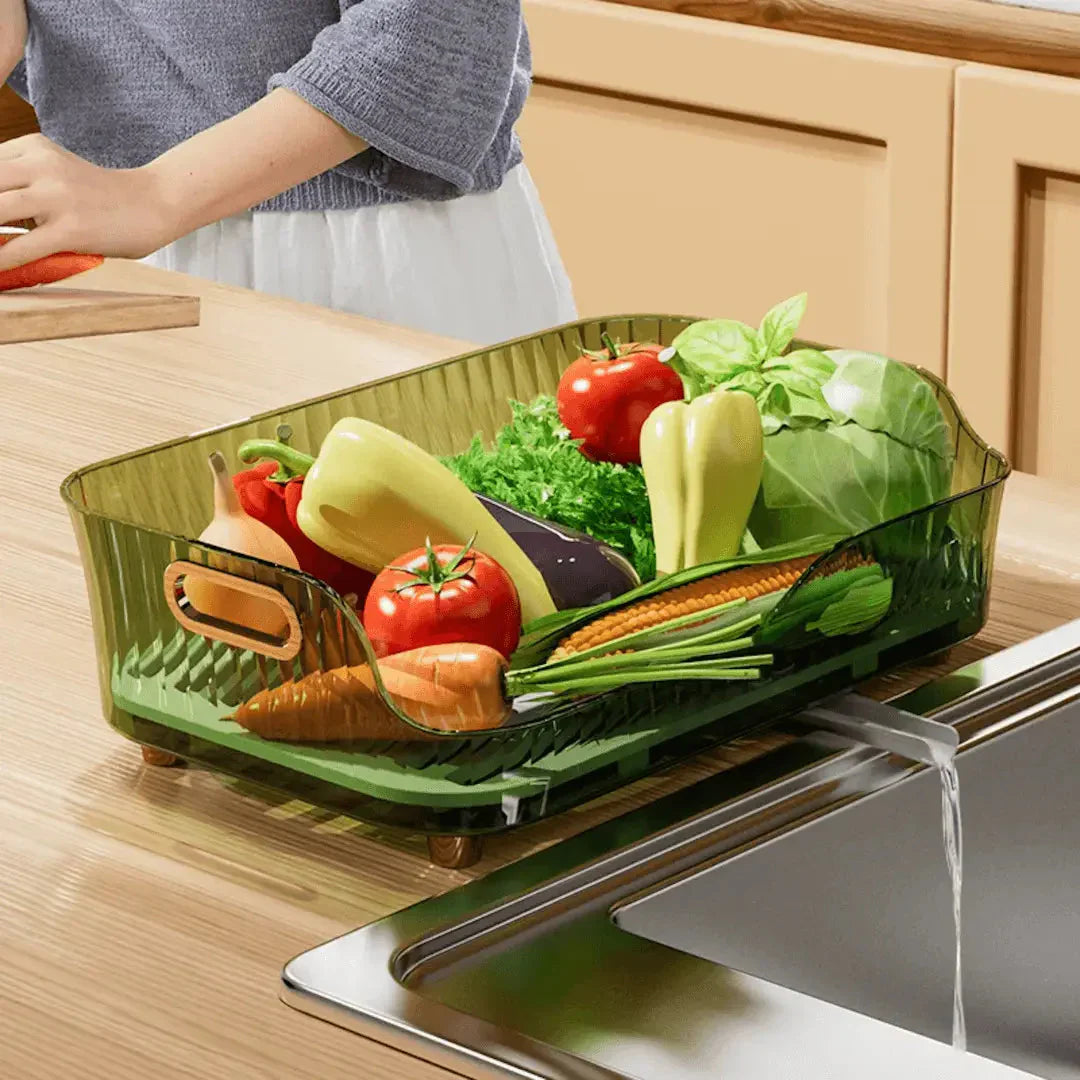 Lisslune | Draining rack for dishes with drainage and modern design