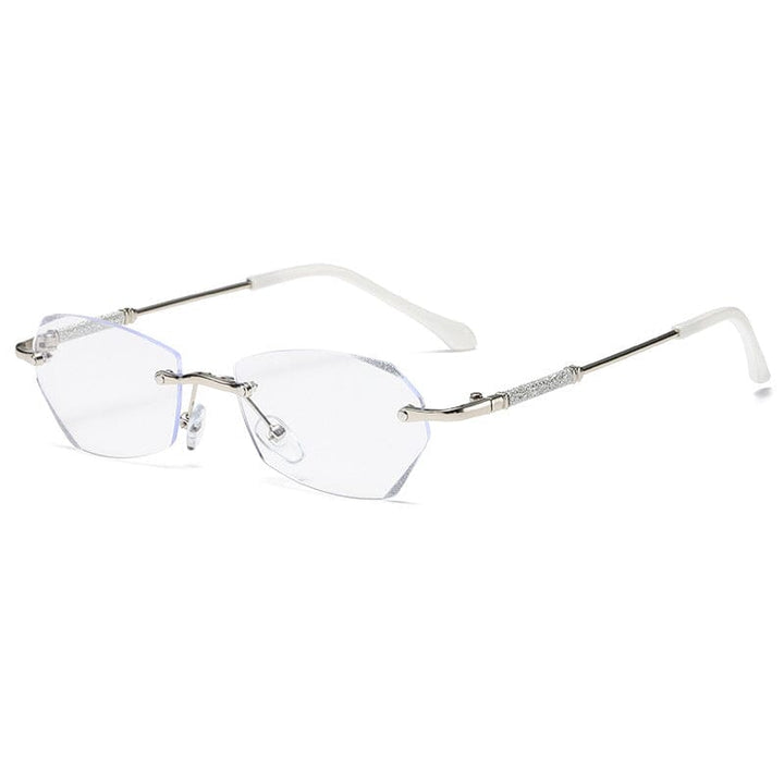 Lisslune | Fashionable rimless blue light blocking reading glasses