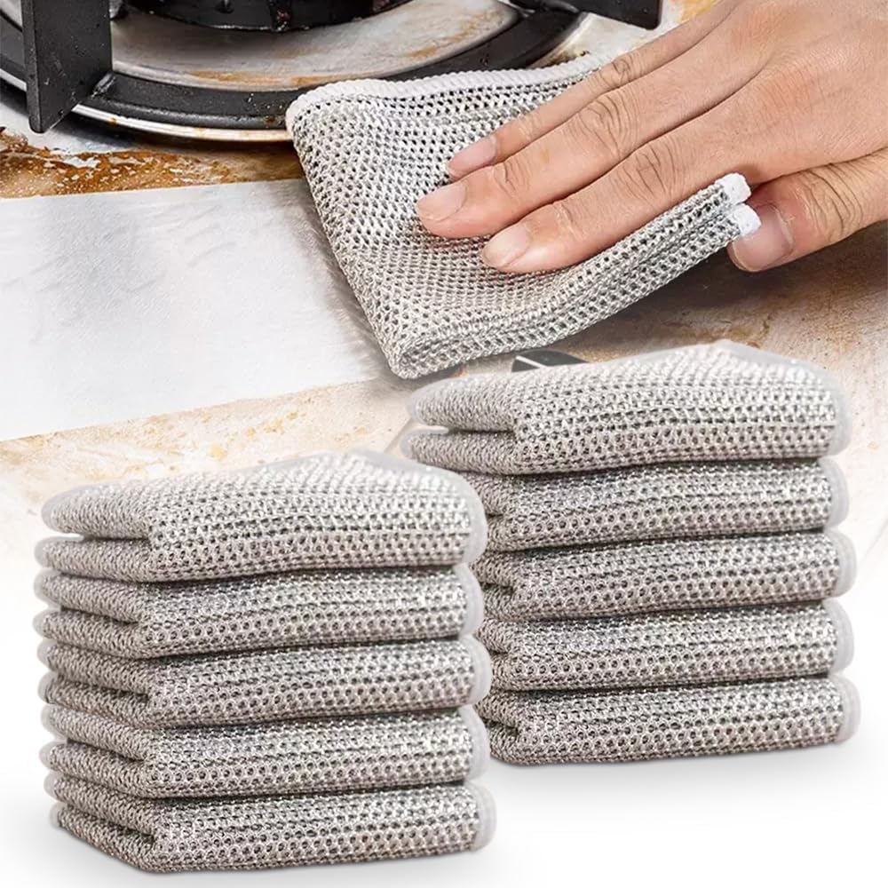 Lisslune | Dishcloth made of silver wire
