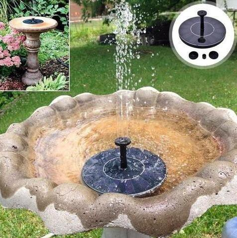 Lisslune | Solar-powered water bubbler for bird baths – bubble fountain with solar panel