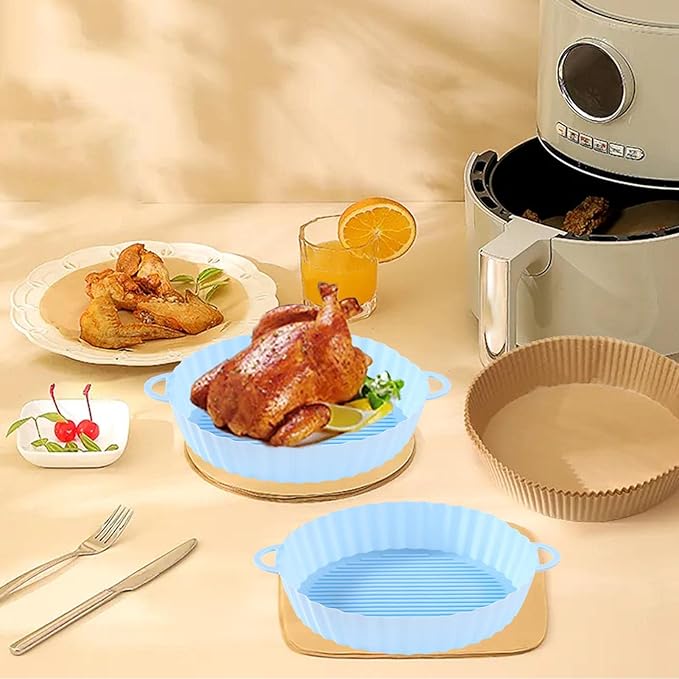 Lisslune | Silicone Insert for Air Fryer – Reusable, Non-Stick & Easy to Clean