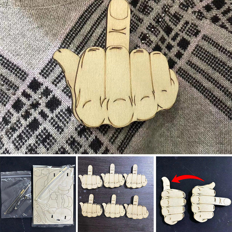 Lisslune | Middle Finger Pin Material Pack