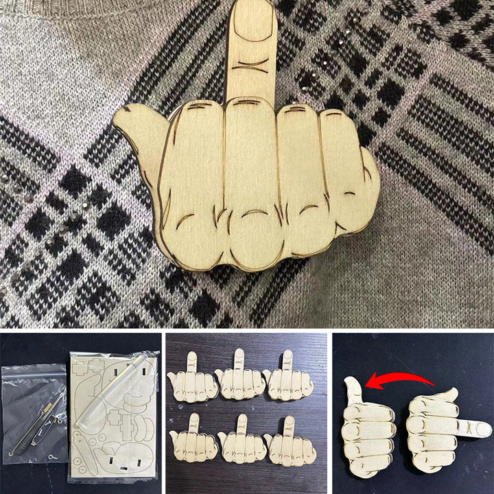 Lisslune | Middle Finger Pin Material Pack