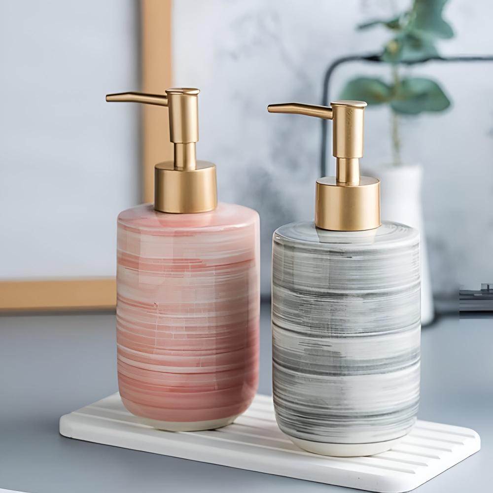 Lisslune | Marble Ceramic Soap Dispenser