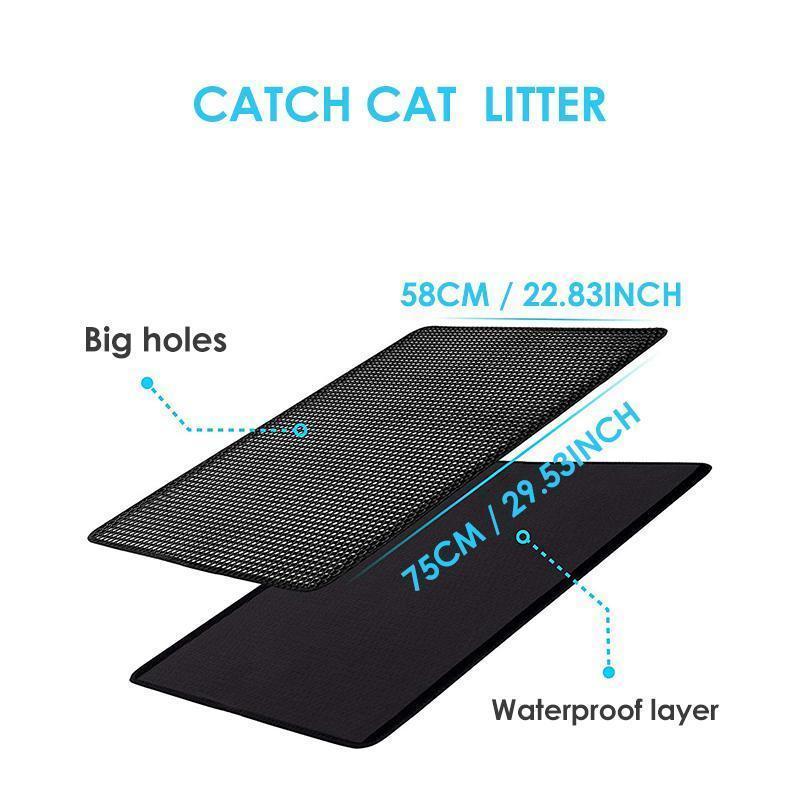 Lisslune | Non-Slip Cat Litter Mat