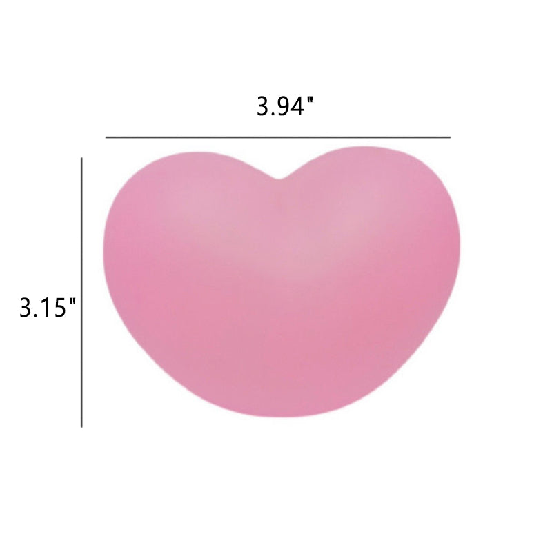 Lisslune | LuvSphere Silicone LED Night Light | Heart-Shaped Design | Table Lamp | Warm Mood Light | Decorative