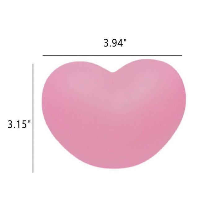 Lisslune | LuvSphere Silicone LED Night Light | Heart-Shaped Design | Table Lamp | Warm Mood Light | Decorative