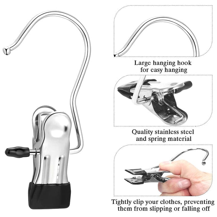 Lisslune | Hanging hooks/clips in stainless steel