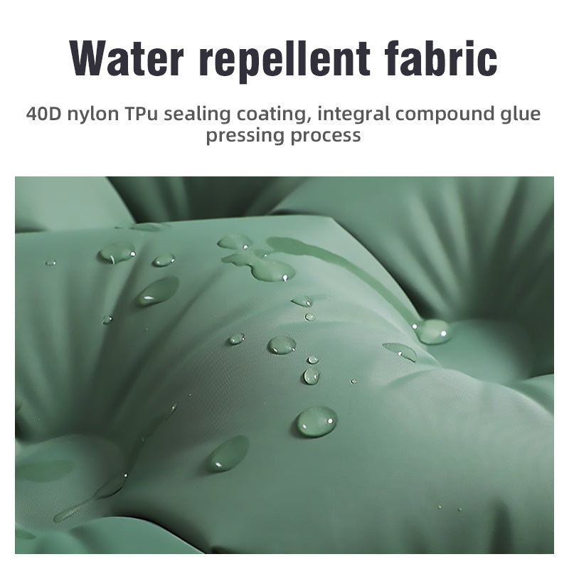 Lisslune | Self Inflatable Air Mattress, Double Camping Bed with Integrated Pillows