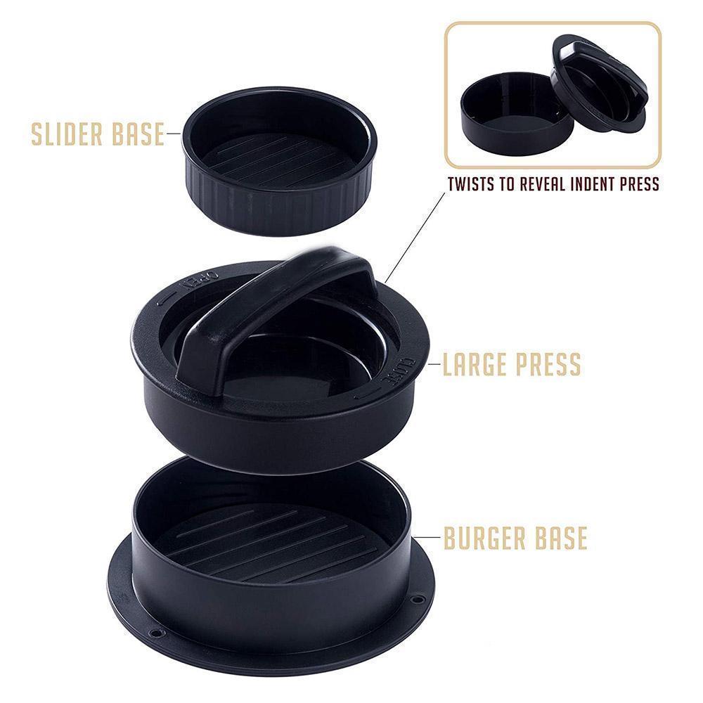 Lisslune | Hirundo 1-2-3 Burger Press Patty Maker