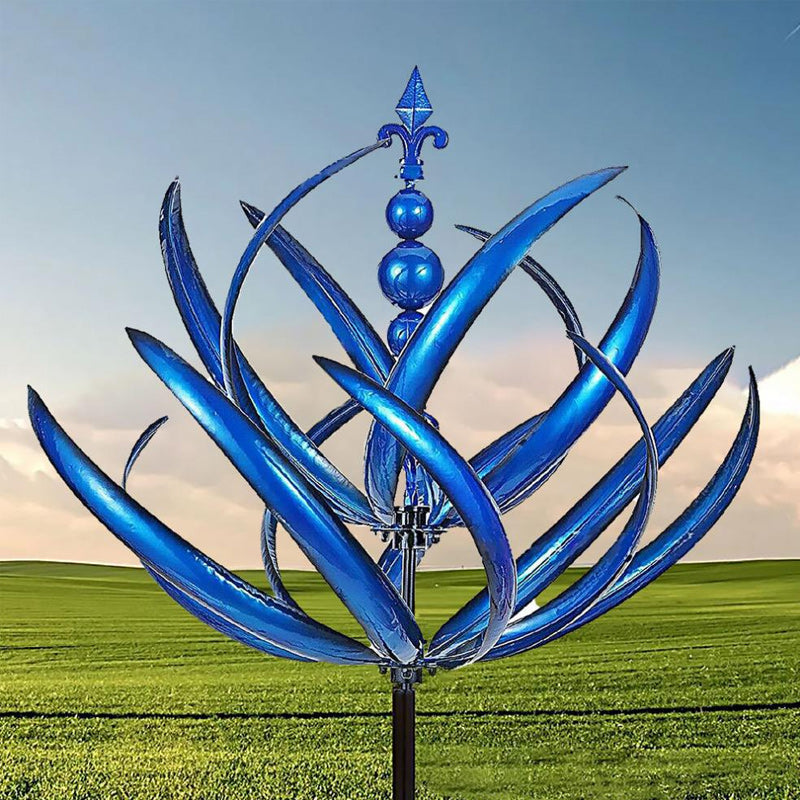 Lisslune | Blue Wind Spinner made of Metal