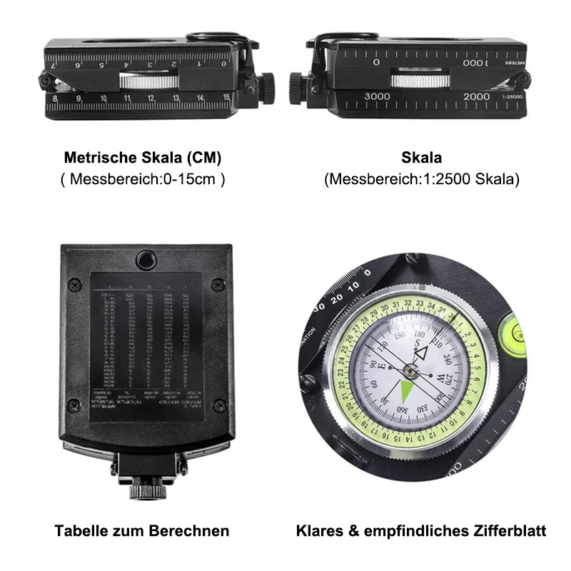Lisslune | Multifunctional compass with flip-flop function