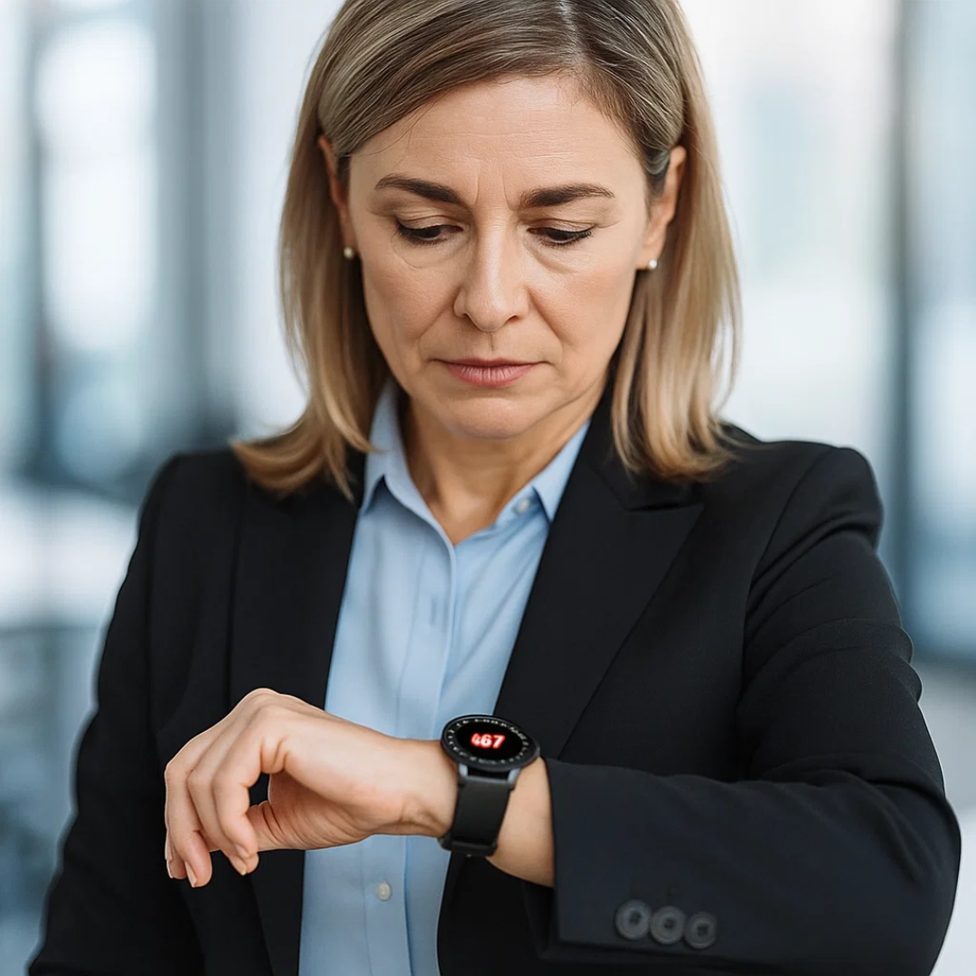 Lisslune | CardioSense – Medical ECG Smartwatch with Osram Sensor & 24/7 Health Monitoring
