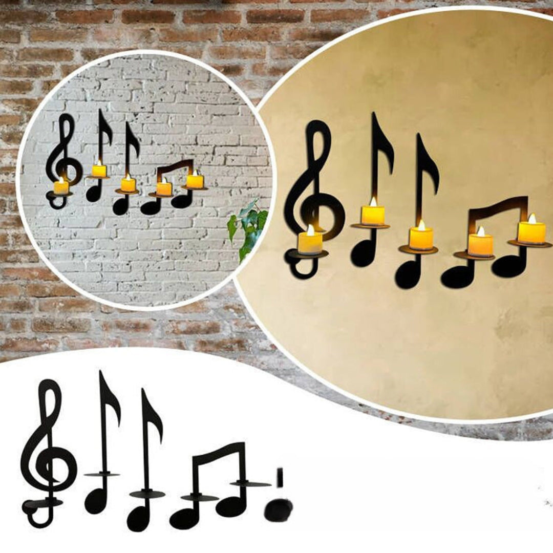 Lisslune | Luxe Creative Musical Notes Wall Light