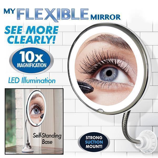 Lisslune | 10x magnification LED illuminated makeup mirror